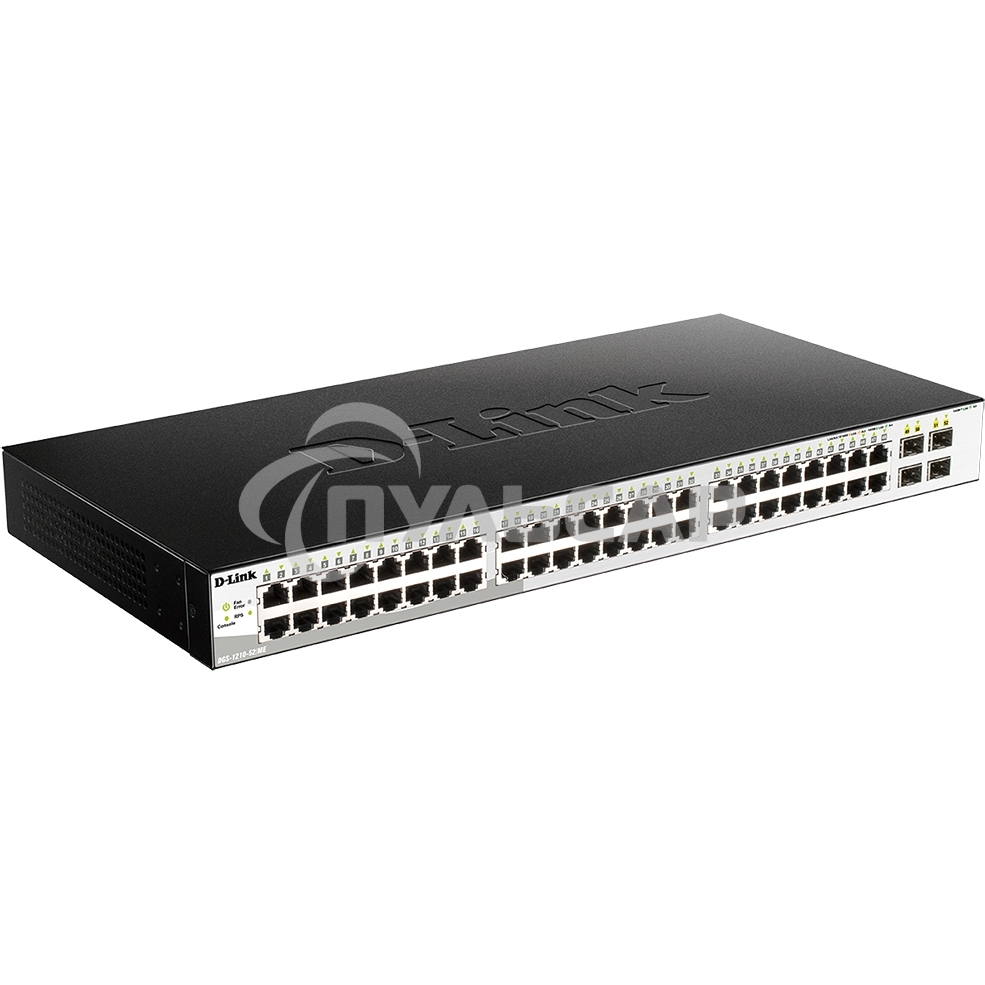 Коммутатор D-Link Managed Gigabit Switch with 48 10/100/1000Base-T + 4 SFP Ports DGS-1210-52/ME/B1A