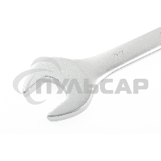 Ключ комбинированный, 27 мм, CrV, матовый хром Stels