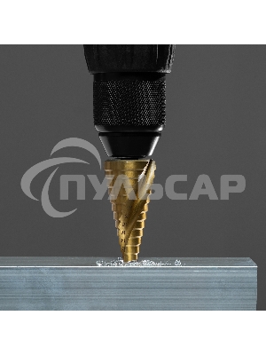 Сверло Matrix ступенчатое 4-6-8-10-12-14-16-18-20-22-24-26-28-30-32мм hss спиральный профиль