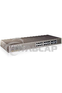 Сетевой коммутатор TP-Link SMB TL-SF1024 Коммутатор 24-port 10/100M Switch, 1U 19-inch rack-mountable steel case
