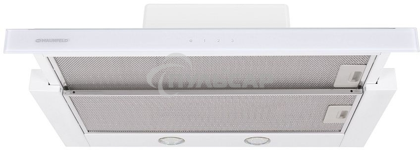 Вытяжка встраиваемая Maunfeld Ouse Touch Glass 60 белый, 60 см, 750 куб. м/ч, 48 дБ