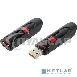 Флешка USB 256 Gb SanDisk CZ60 Cruzer Glide, USB 2.0, черный