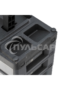 Органайзер для хранения с выдвижными лотками 310х150х260мм, 4 секции, пластик Россия Stels