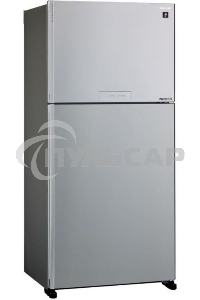 Холодильник Sharp SJ-XG60PMSL серебристый двухкамерный 422/178 л морозилка сверху, No Frost