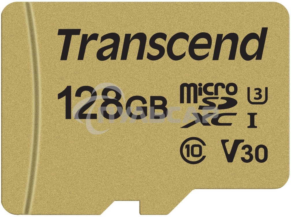 Флеш карта microSD 128Gb Transcend microSDXC Ultimate UHS-I U3, V30, (SD адаптер), MLC