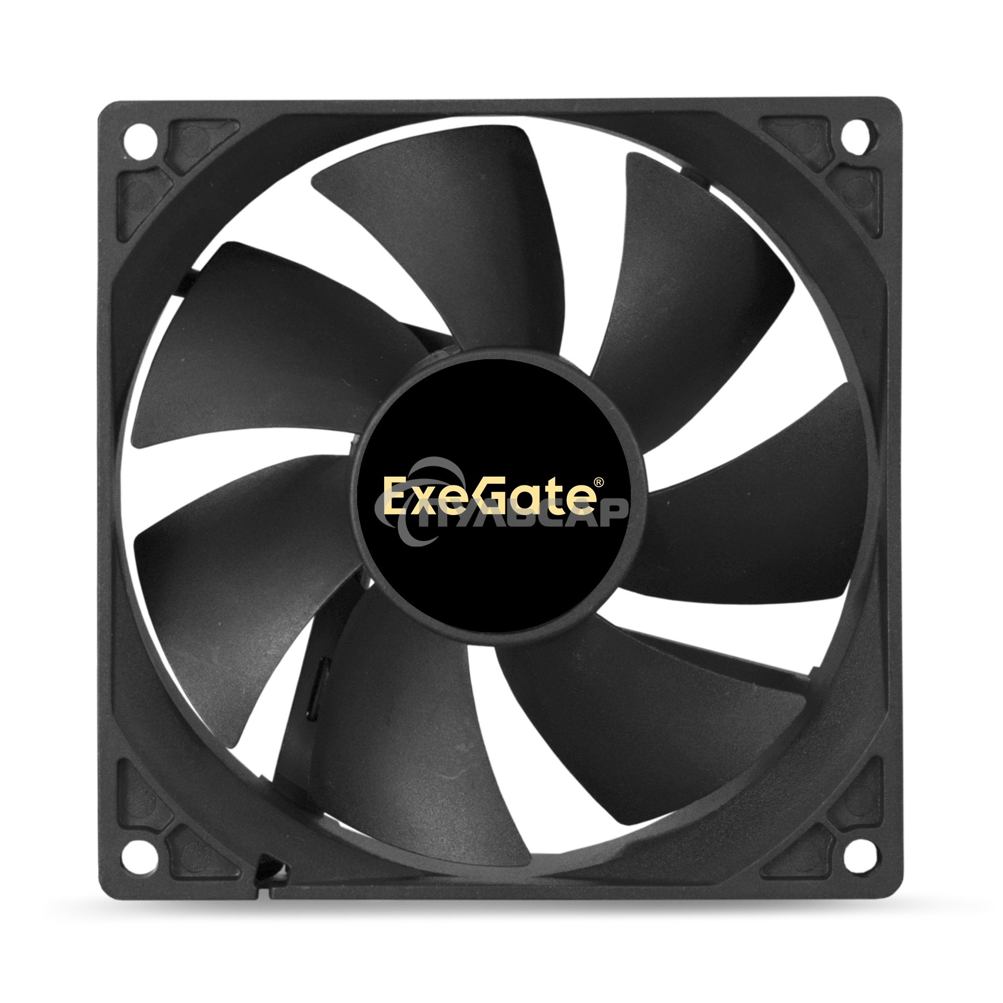 Вентилятор для корпуса ExeGate ExtraPower EP09225S3P черный, 92 мм, 2600 об/мин, 32 дБ, 3 pin