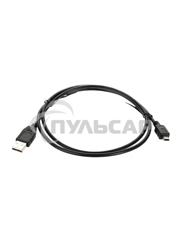 Кабель USB 2.0 A-->mini-B 5P (1м) черный TELECOM/VCOM <TC6911BK-1.0M>