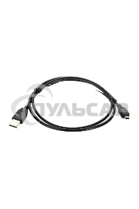 Кабель USB 2.0 A-->mini-B 5P (1м) черный TELECOM/VCOM <TC6911BK-1.0M>
