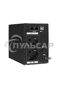 Источник бесперебойного питания ExeGate SpecialPro Smart LLB-500.LCD.AVR.2SH.USB 500VA/300W, LCD, AVR, 2*Schuko, USB, черный
