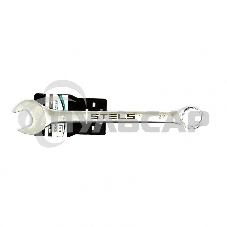 Ключ комбинированный, 27 мм, CrV, матовый хром Stels