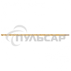 Сверло спиральное по металлу Matrix 6 x 300мм, HSS, нитридтитановое покрытие