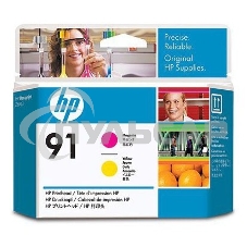 Картридж струйный HP №91 C9461A пурпурный/желтый печатающая головка для HP DJ Z6100