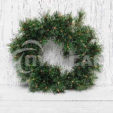 Еловый венок Neon-night Ø 45 см, леска