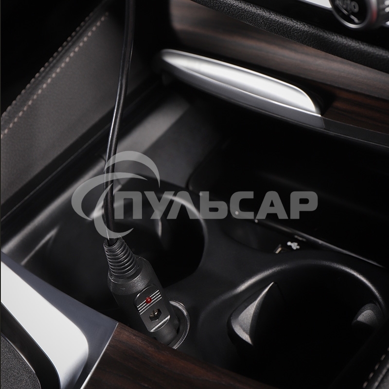 Автозарядка с индикатором Rexant (разъем 1.4х3.4) (АЗУ) шнур прямой 1.5 м