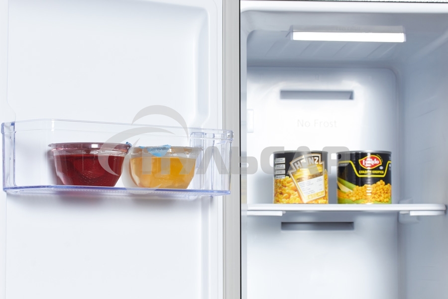 Холодильник Hyundai CS5003F черная сталь двухкамерный Side by Side 331/165л морозилка сбоку