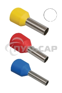 Наконечник-гильза изол. Е7508 (уп.100шт) ИЭК UGN10-C75-02-08