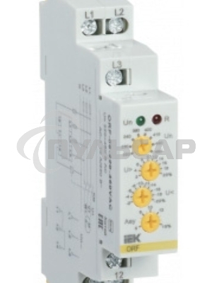 Реле фаз ORF 06 3ф 220-460В AC ИЭК ORF-06-220-460VAC