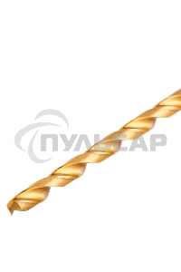 Сверло спиральное по металлу Matrix 6 x 300мм, HSS, нитридтитановое покрытие