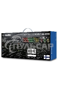 Игровой комплект SVEN GS-4300 клавиатура+мышь+гарнитура+коврик