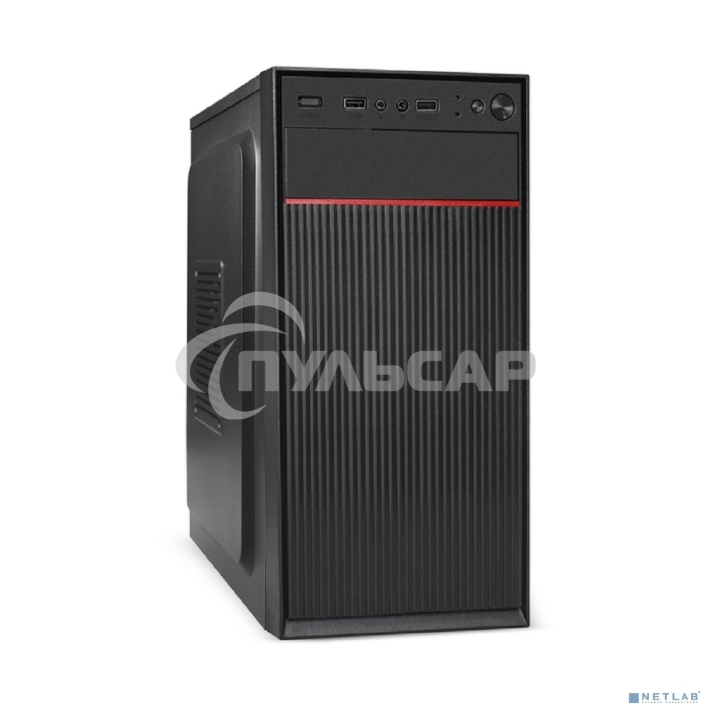 Компьютерный корпус Minitower ExeGate BAA-113-AAA450 (mATX, БП AAA450 с вент. 8см, 2*USB, аудио, черный)