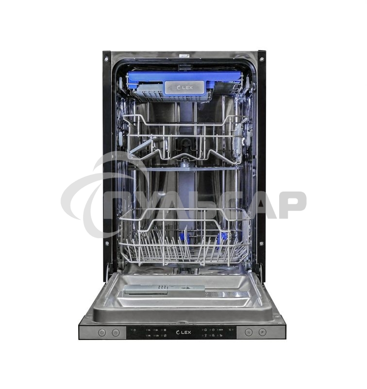 Встраиваемая посудомоечная машина LEX PM 4563 A, нержавеющая сталь, 44.8 см, 10 компл., 49 дБ, класс A++