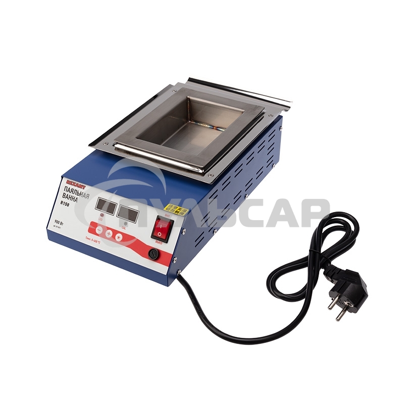Паяльная ванна Rexant, модель R150, 900 Вт, 150х100х45 мм, 0-400 °C, цифровая