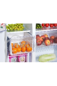 Холодильник Hyundai CS5003F черная сталь двухкамерный Side by Side 331/165л морозилка сбоку