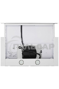 Вытяжка встраиваемая Maunfeld Ouse Touch Glass 60 белый, 60 см, 750 куб. м/ч, 48 дБ