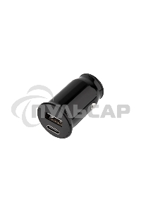 Автозарядка в прикуриватель Rexant АЗУ USB-A+USB-C, 2.4 A черный