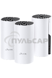 Бесшовный Mesh роутер TP-Link Deco M4 (DECO M4(3-PACK)) AC1200 10/100/1000BASE-TX (упак.:3шт)