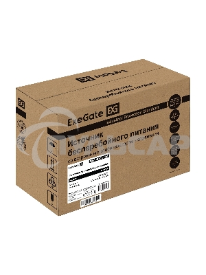 Источник бесперебойного питания ExeGate SpecialPro Smart LLB-500.LCD.AVR.2SH.USB 500VA/300W, LCD, AVR, 2*Schuko, USB, черный