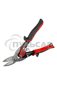 Ножницы по металлу Matrix, 250 мм, левый рез,сталь CRMO,двухкомпонентные рукоятки, PRO