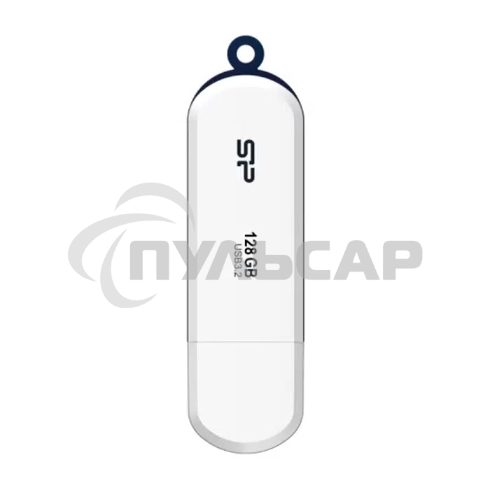 Флешка USB R/W 128 Gb Silicon Power Blaze B32, USB 3.2, белый