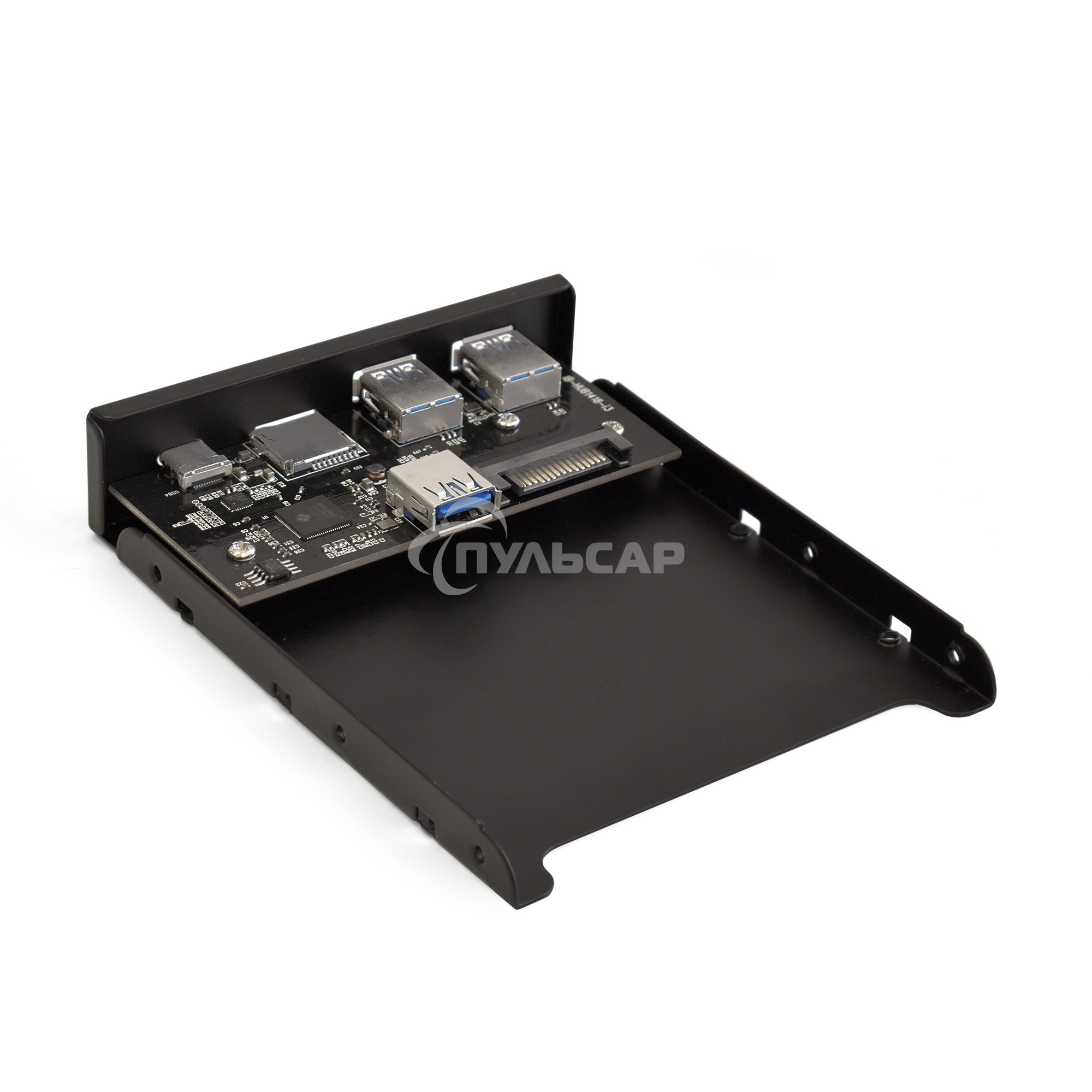 Планка USB на переднюю панель ExeGate U3H-621, 3,5