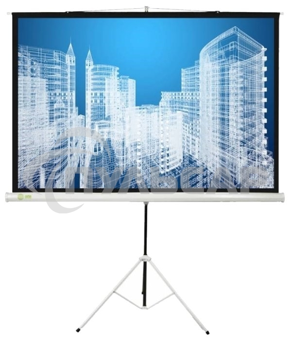 Экран Cactus 104.4x186см Triscreen CS-PST-104x186 1:1 напольный рулонный белый