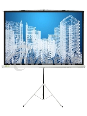 Экран Cactus 104.4x186см Triscreen CS-PST-104x186 1:1 напольный рулонный белый