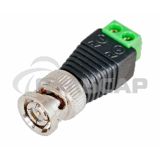 Разъем штекер BNC с клеммной колодкой Rexant