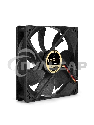 Вентилятор для корпуса ExeGate ExtraPower EP12025B3P черный, 120 мм, 1850 об/мин, 30 дБ, 3 pin