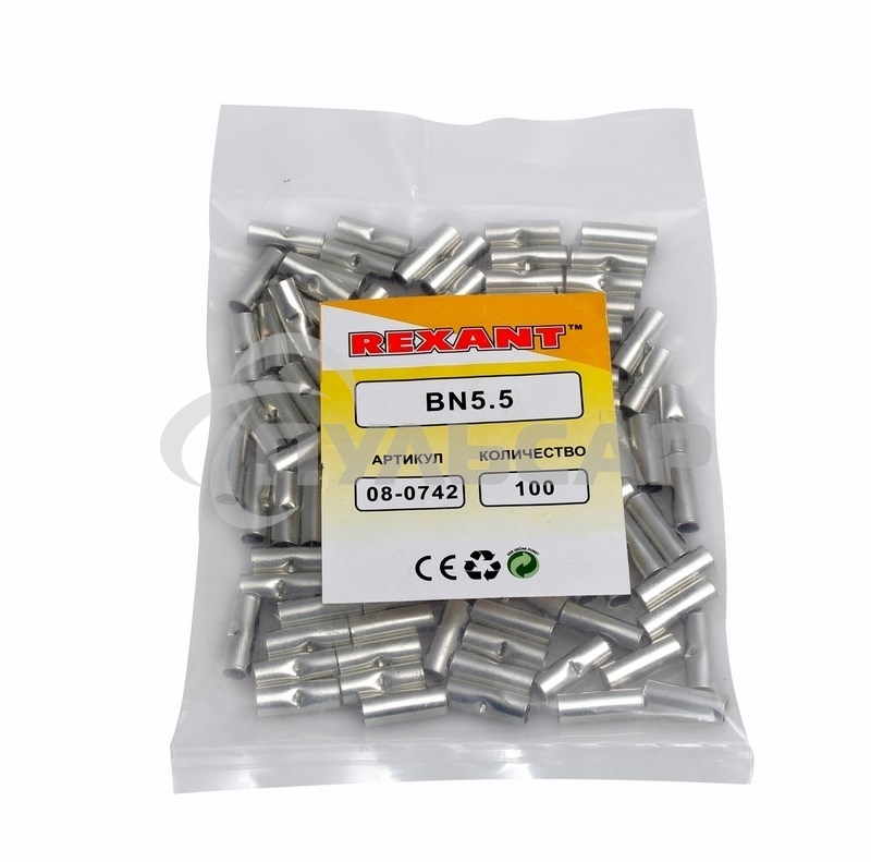 Соединительная гильза L-15 мм 4-6 мм² (ГМЛ (DIN) 6) Rexant