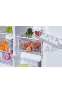 Холодильник Hyundai CS5003F черная сталь двухкамерный Side by Side 331/165л морозилка сбоку