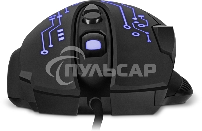 Мышь проводная SVEN RX-G715 черный, 3200 dpi, USB, кнопки - 8