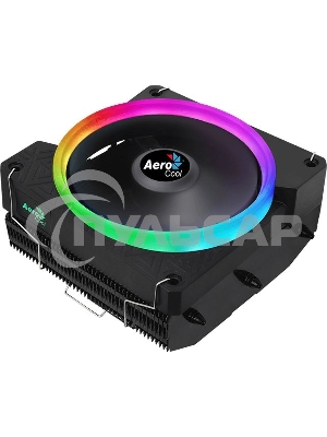 Кулер для процессора AeroCool / Formula Cylon 3H черный, 120 мм, алюминий, 1800 об/мин, 24.3 дБ, 4 pin, 125 Вт, 98 мм