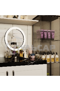 Светильник кольцевой Gauss 15W 800lm 3000-6500K 5V USB IP20 300*23мм черный дим пульт е LED