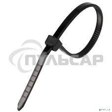 Стяжка нейлоновая Exegate EX253856RUS неоткрывающаяся CV-300B, 300мм, упак. 100шт черная