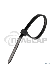 Стяжка нейлоновая Exegate EX253856RUS неоткрывающаяся CV-300B, 300мм, упак. 100шт черная