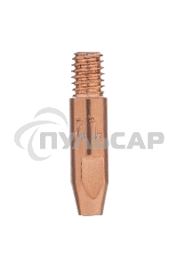 Токосъемный наконечник под проволоку 1,2 мм, М6х28, E-CU, 20 шт для MIG горелки тип 24 Denzel