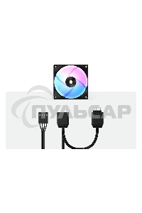 Вентилятор для корпуса Ocypus Delta F12 BK ARGB черный 120мм 2000rpm 4-pin