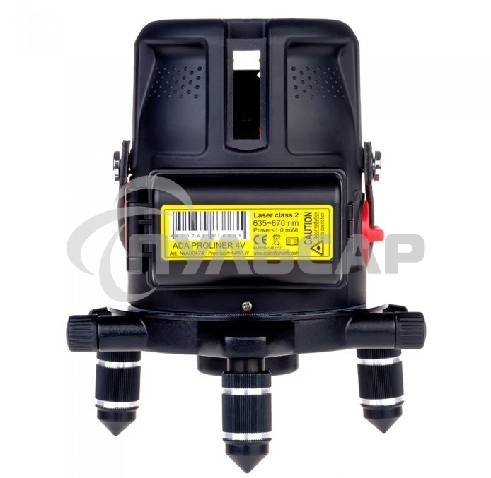 Уровень ADA PROLINER 4V дальность20(70)м точность0.2мм/м лазер2 кейс