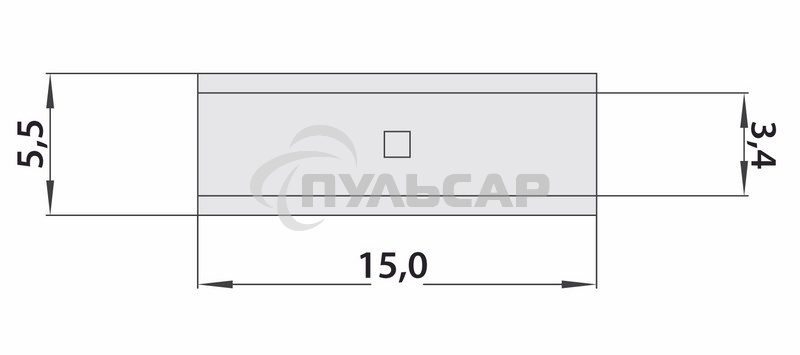 Соединительная гильза L-15 мм 4-6 мм² (ГМЛ (DIN) 6) Rexant
