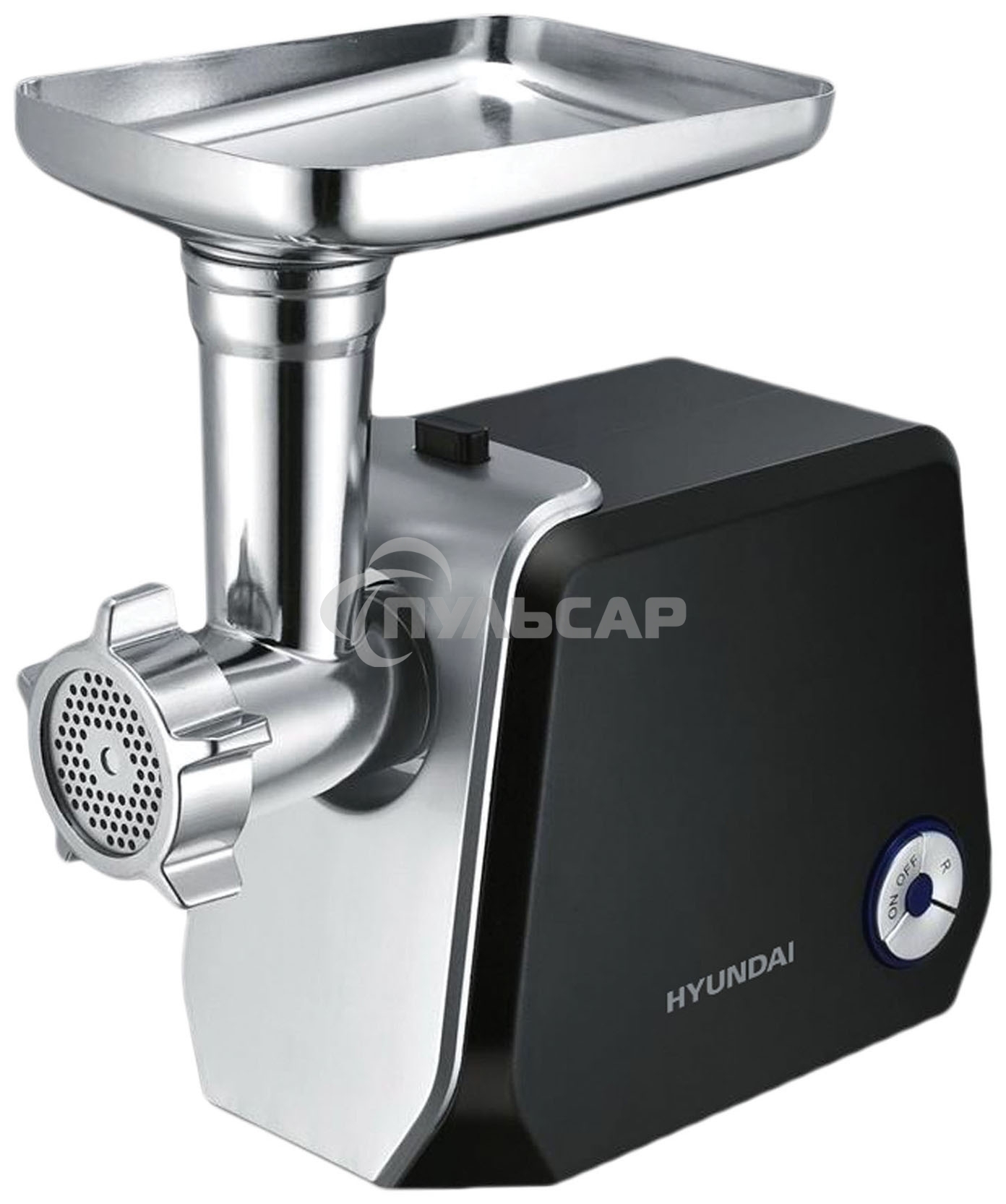 Мясорубка электрическая Hyundai HY-MG4422 1200Вт черный/серебристый